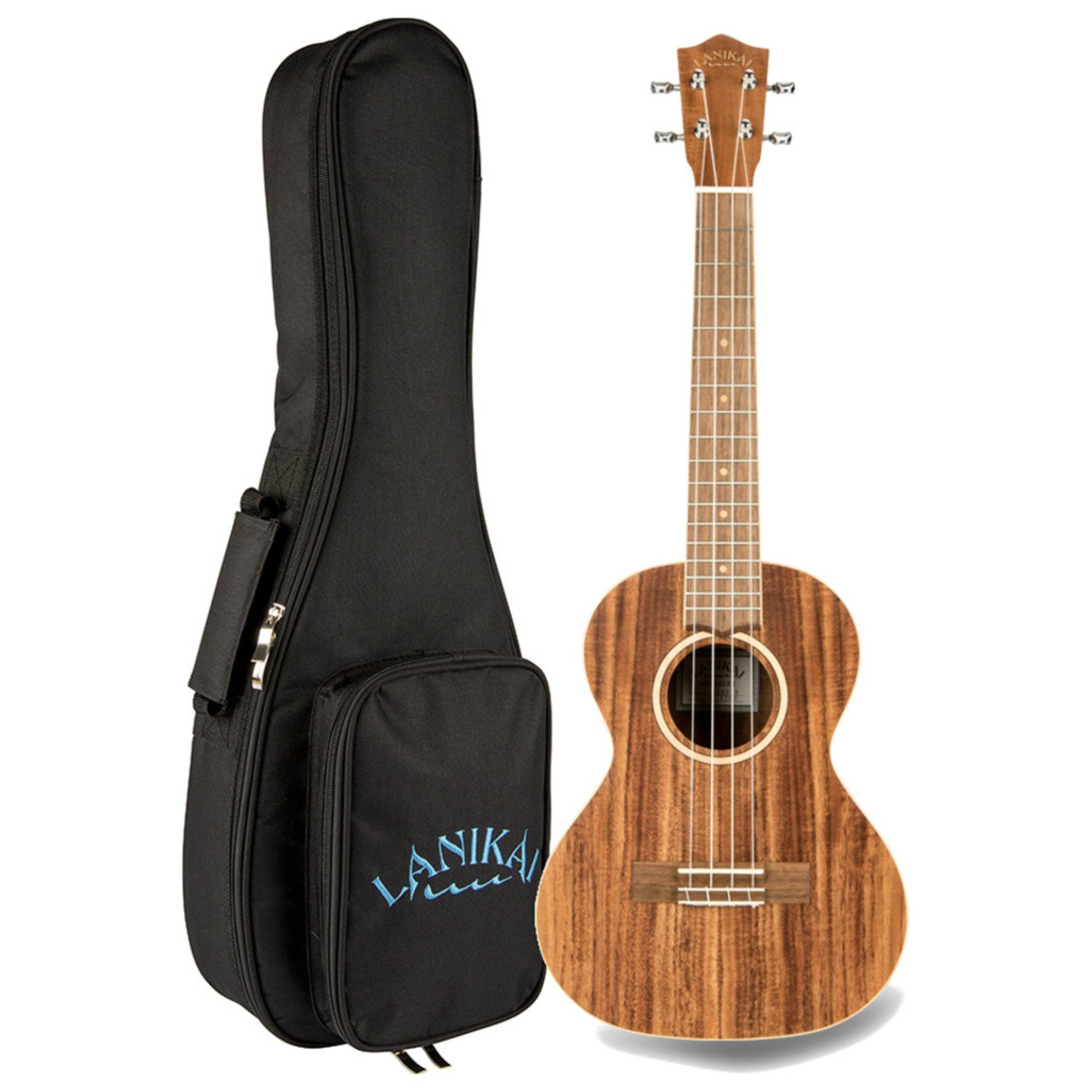Amazon.com: Lanikai ACST-T 4 String Ukulele, All Acacia Tenor