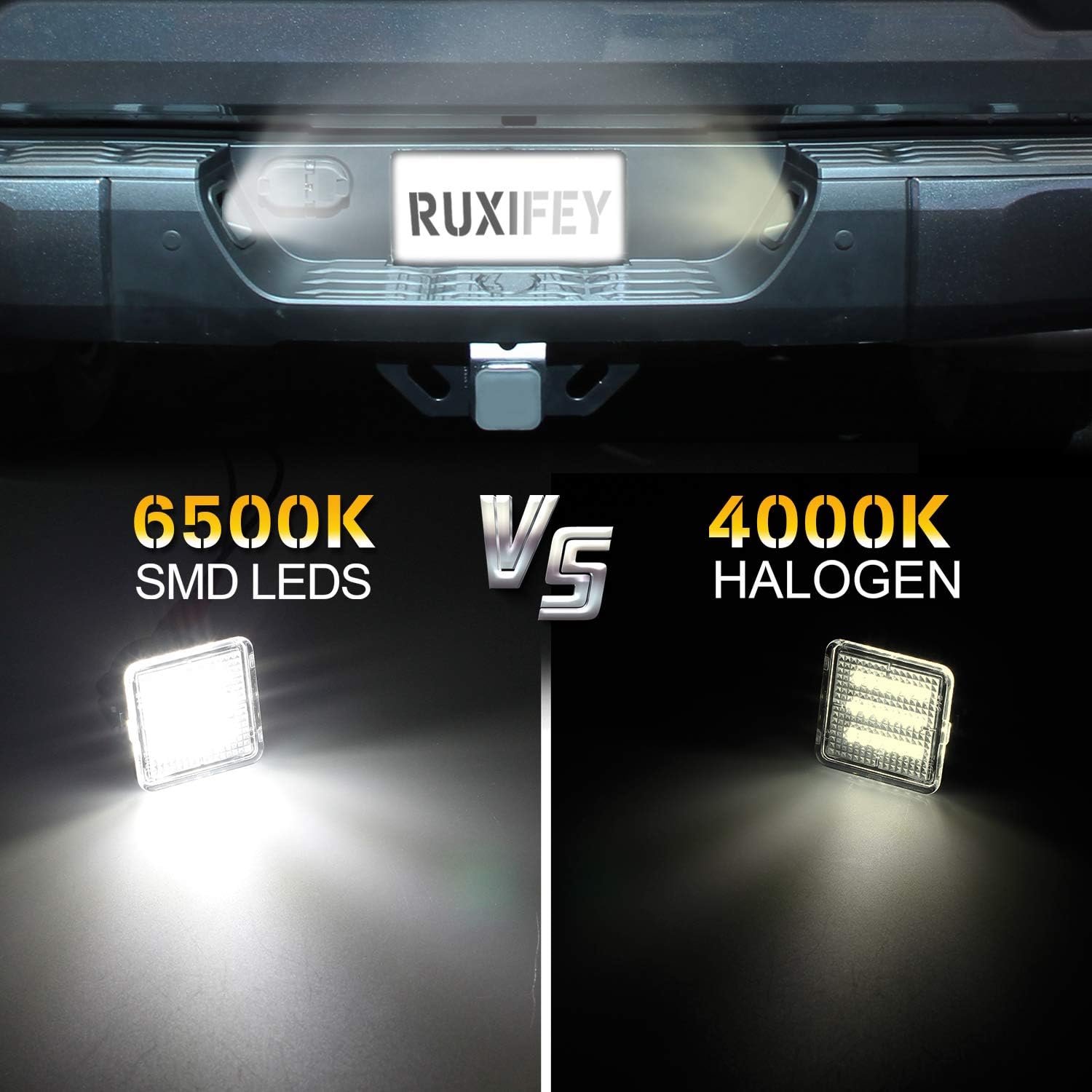 LED License Plate Light Lamp Compatible with Tundra 2014 to 2021, Tacoma 2016 to 2021, 6500K White, Pack of 2