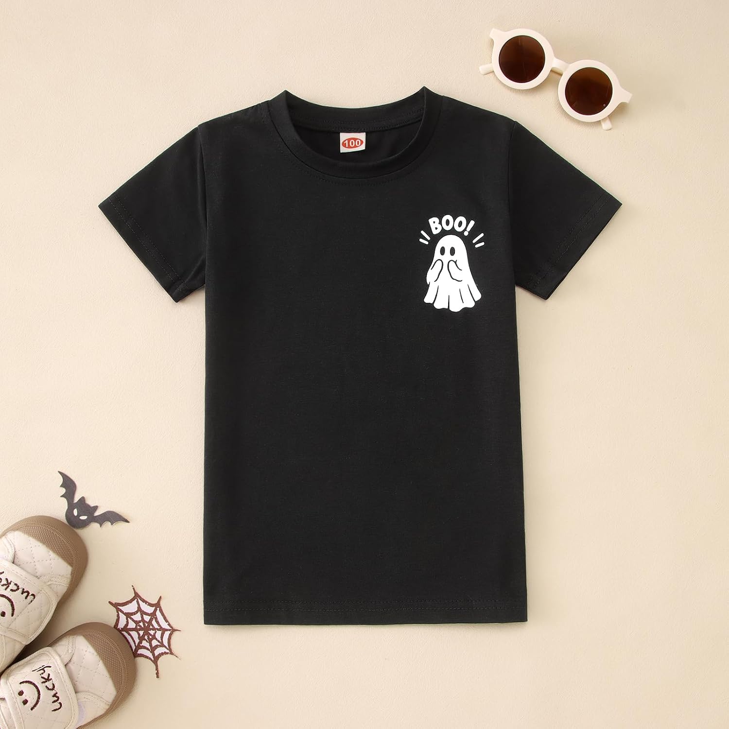 CM C&M WODRO Toddler Boy Girl Halloween Outfit Boo Ghost T-Shirt Pants Set