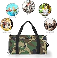 Amazon | ボストンバッグ 迷彩柄 カモフラージュ (5) スポーツバッグ