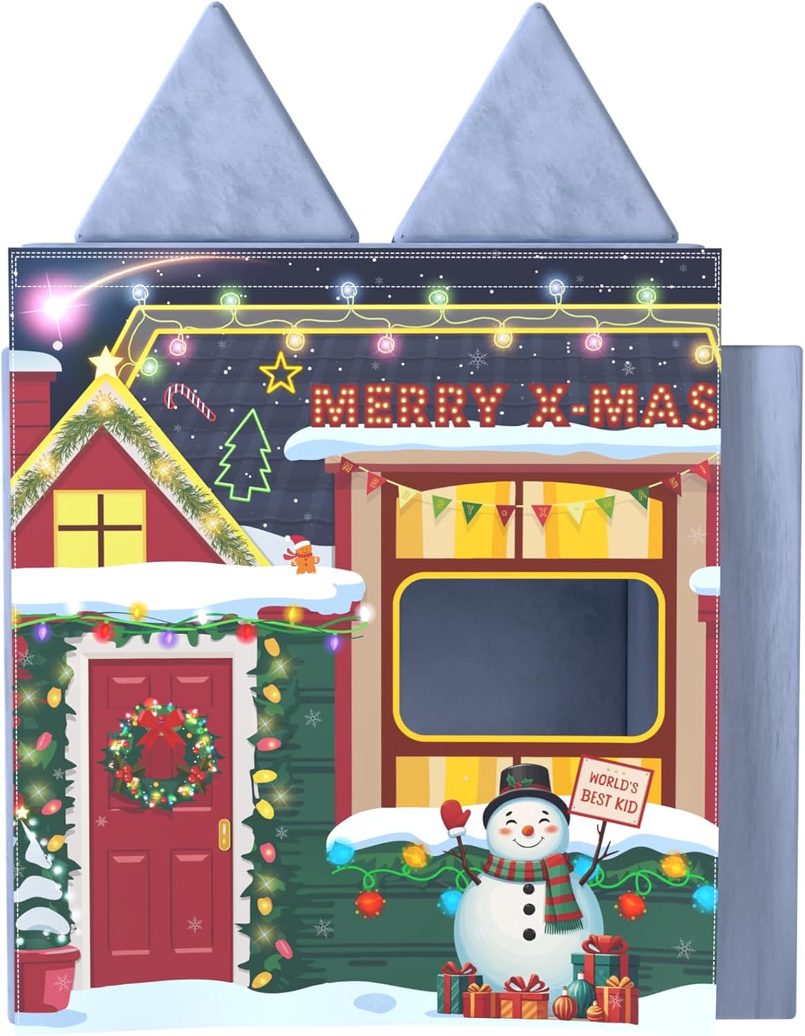 Play Panel for Kids Play Couch Foam Sofa Childrens Home Play Modular Couch (Sofa not Included) - Christmas Edition