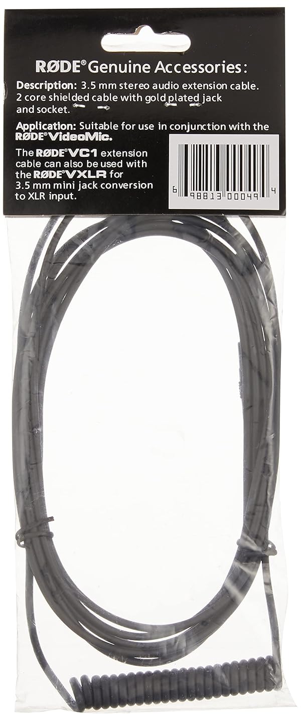 Rode VC1 Mini-Jack/3.5mm Stereo Extension Cable, 10 Feet by RØDE - Image 2