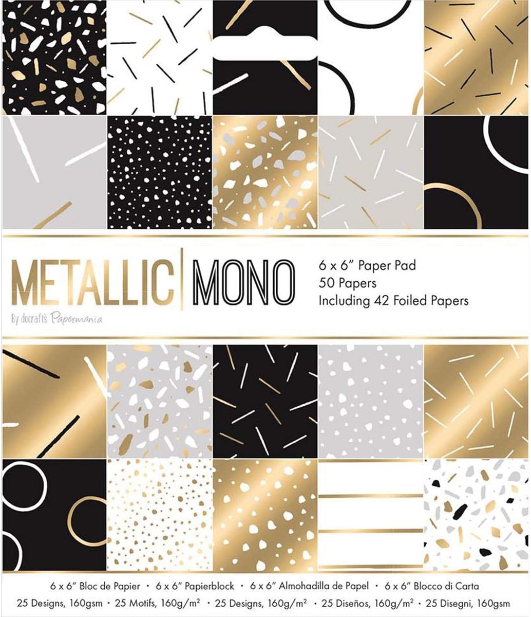 Papermania Paper Pack, Multi-Colour, 6x6