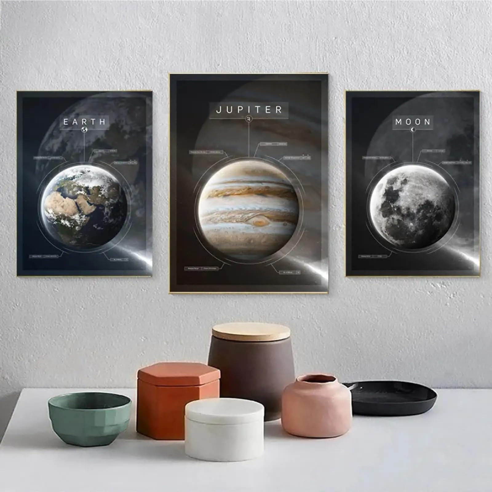 Huit planètes introduction décoration d'intérieur pour chambre d'ado et enfant - 7