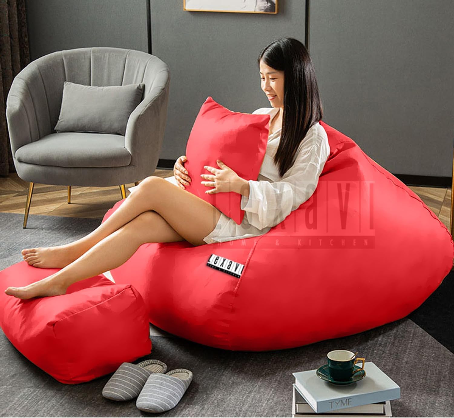 Sofa Rectangular Bean Bag Chair Rectangular Giant Bean Bag Soft