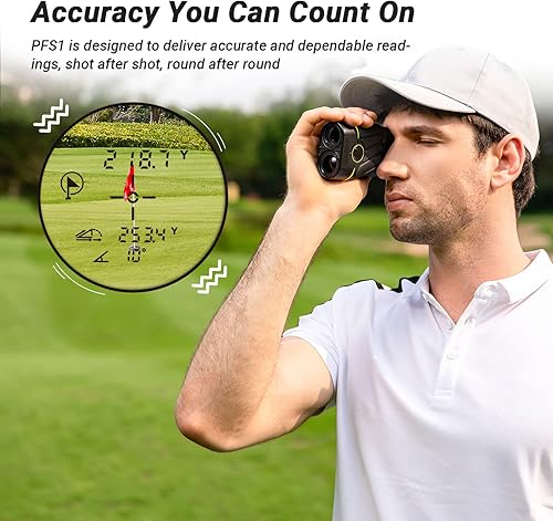 Miniatura 5 de ACEGMET Golf Rangefinder with Slope Measurement - 870 Yards Range Finder Golf with Pin Lock Vibration and 6X Magnification Golf Range Finder -