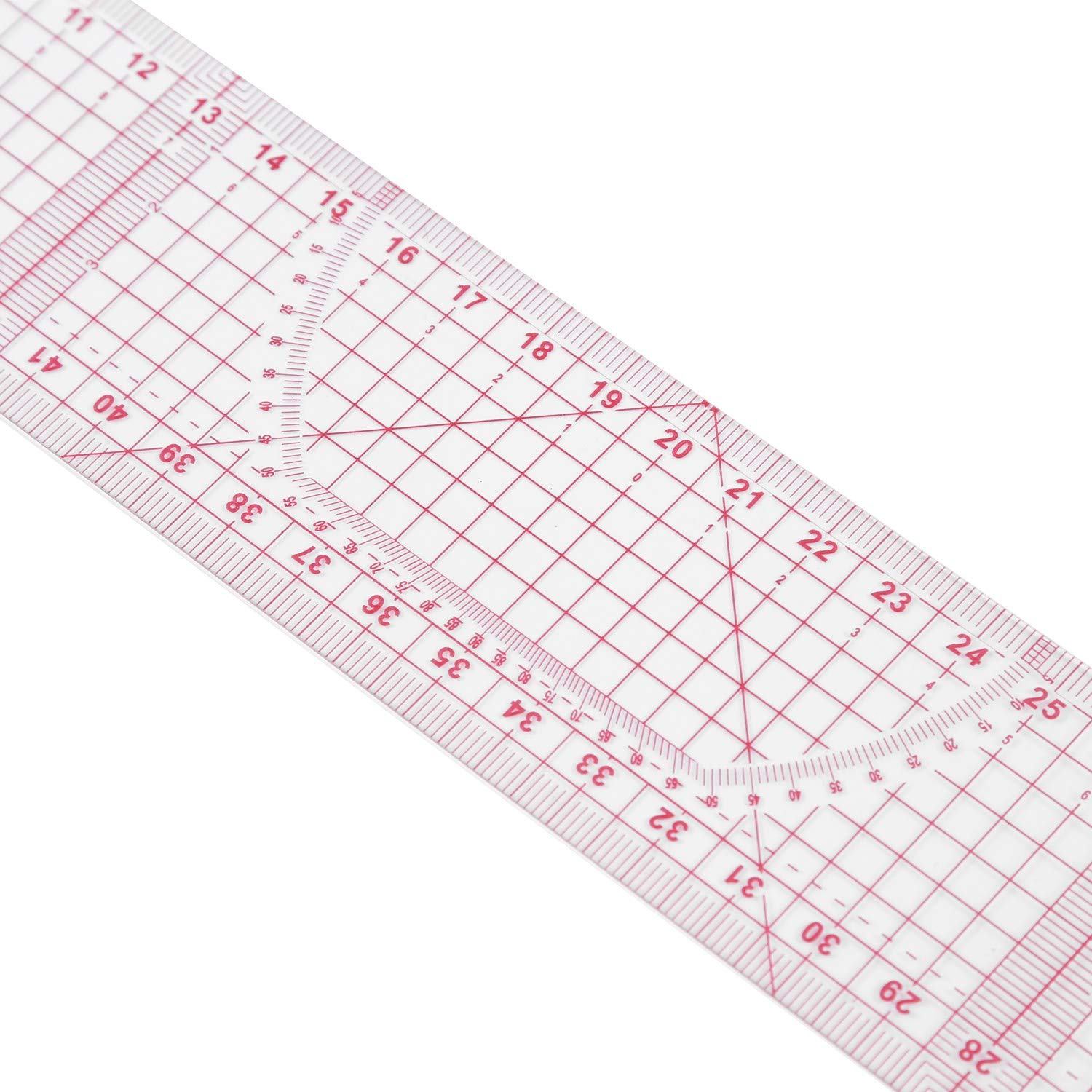 Règle De Couture 55cm Double Face Métrique - Transparente - Pour Patronnage Et Mesures Précises