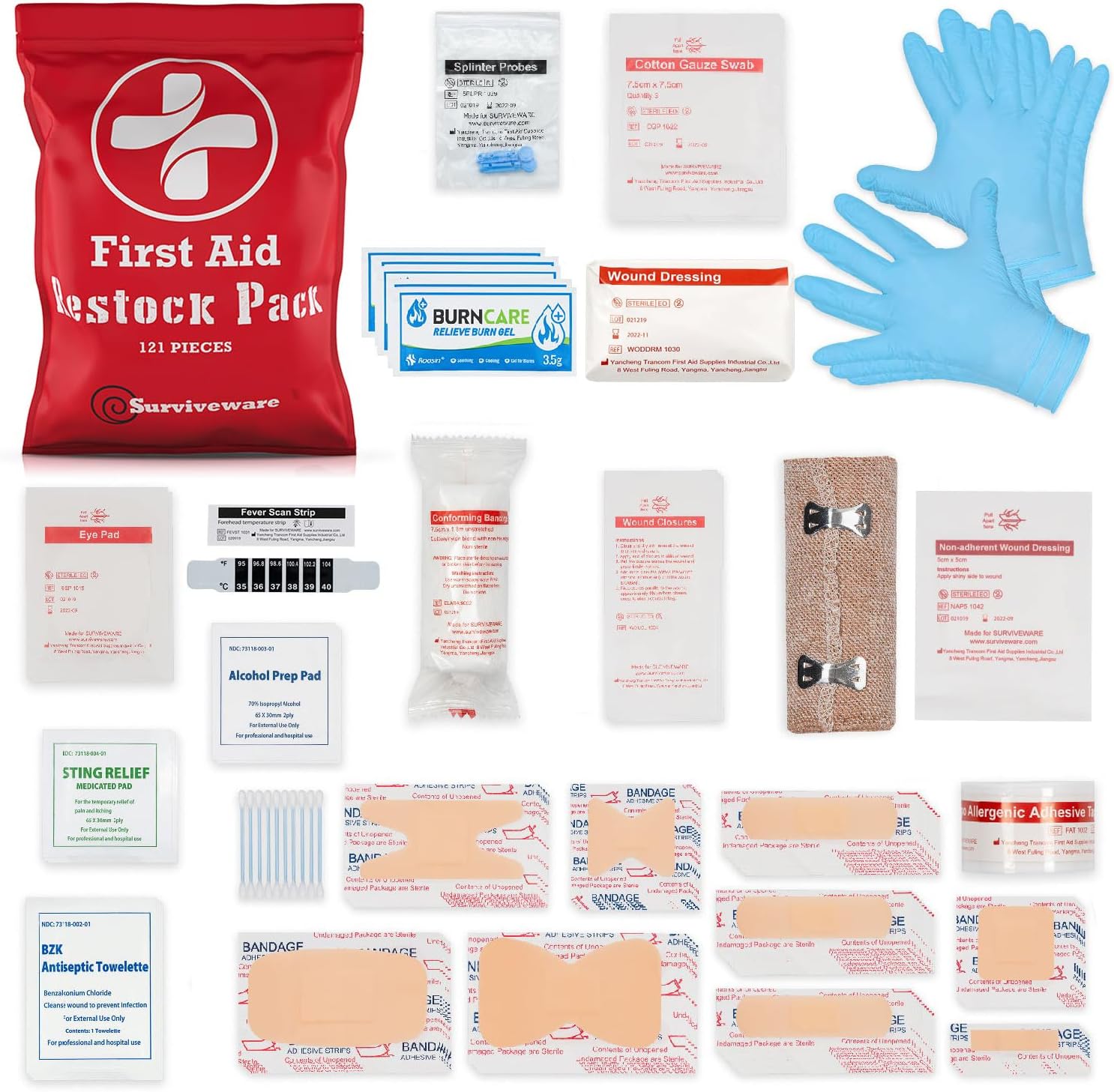 Surviveware First Aid Kit - Refill Pack
