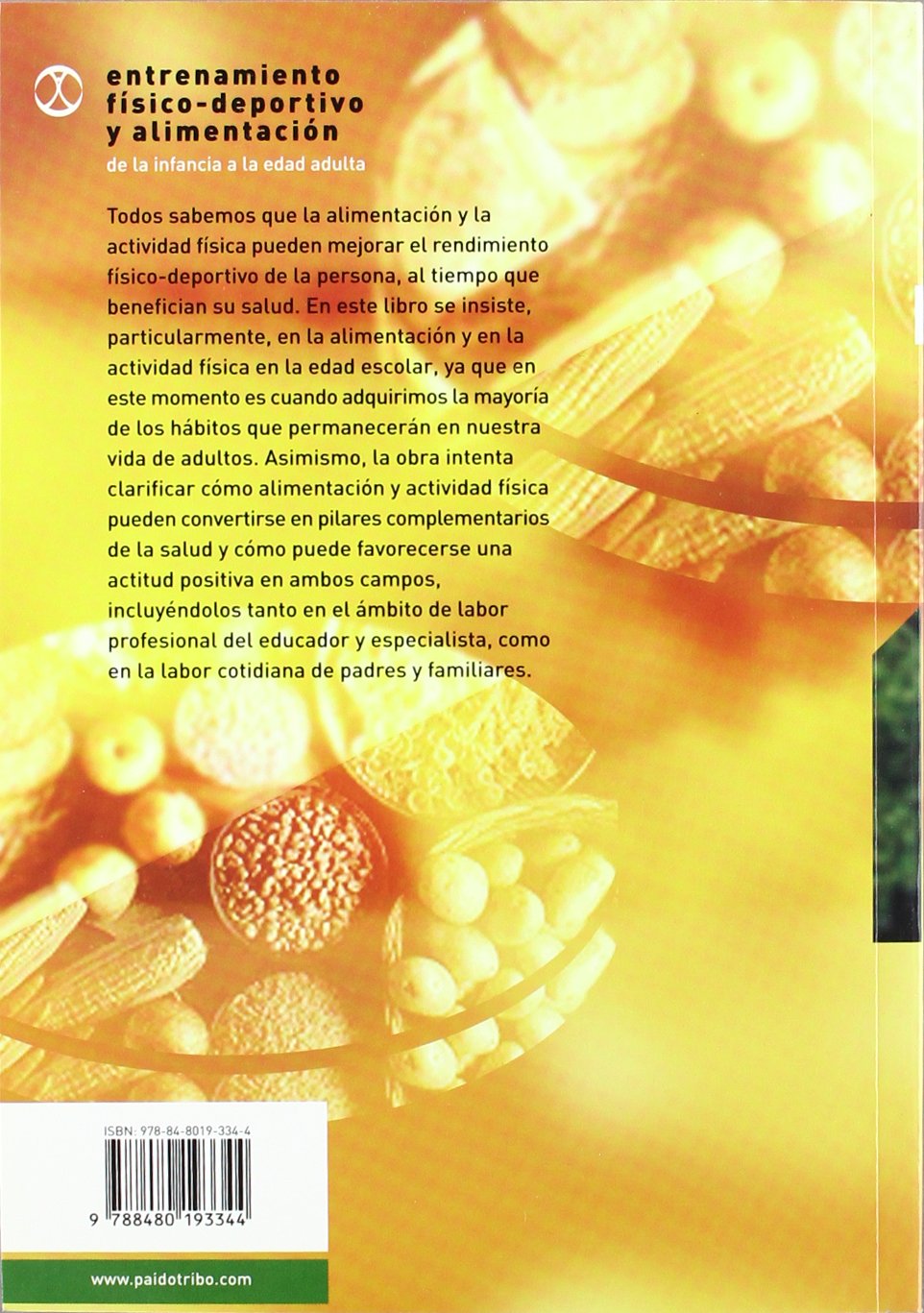 Entrenamiento físico-deportivo y alimentación/ Physical training and sports nutrition