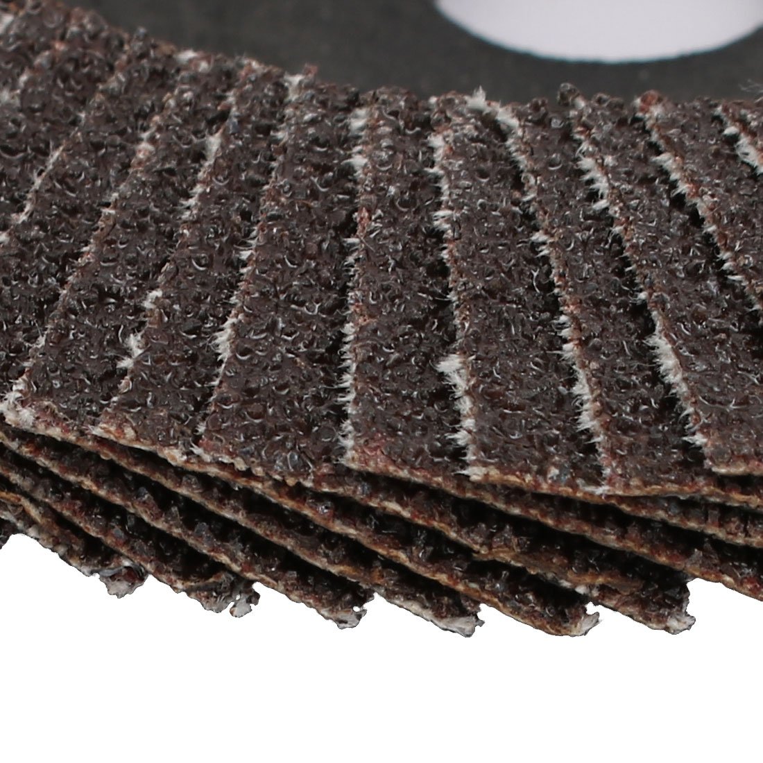 Aexit 100mmx16mm 60 Abrasives Grit Abrasive Flap Sanding Discs Buffing Wheel 2pcs Model:17as475qo464