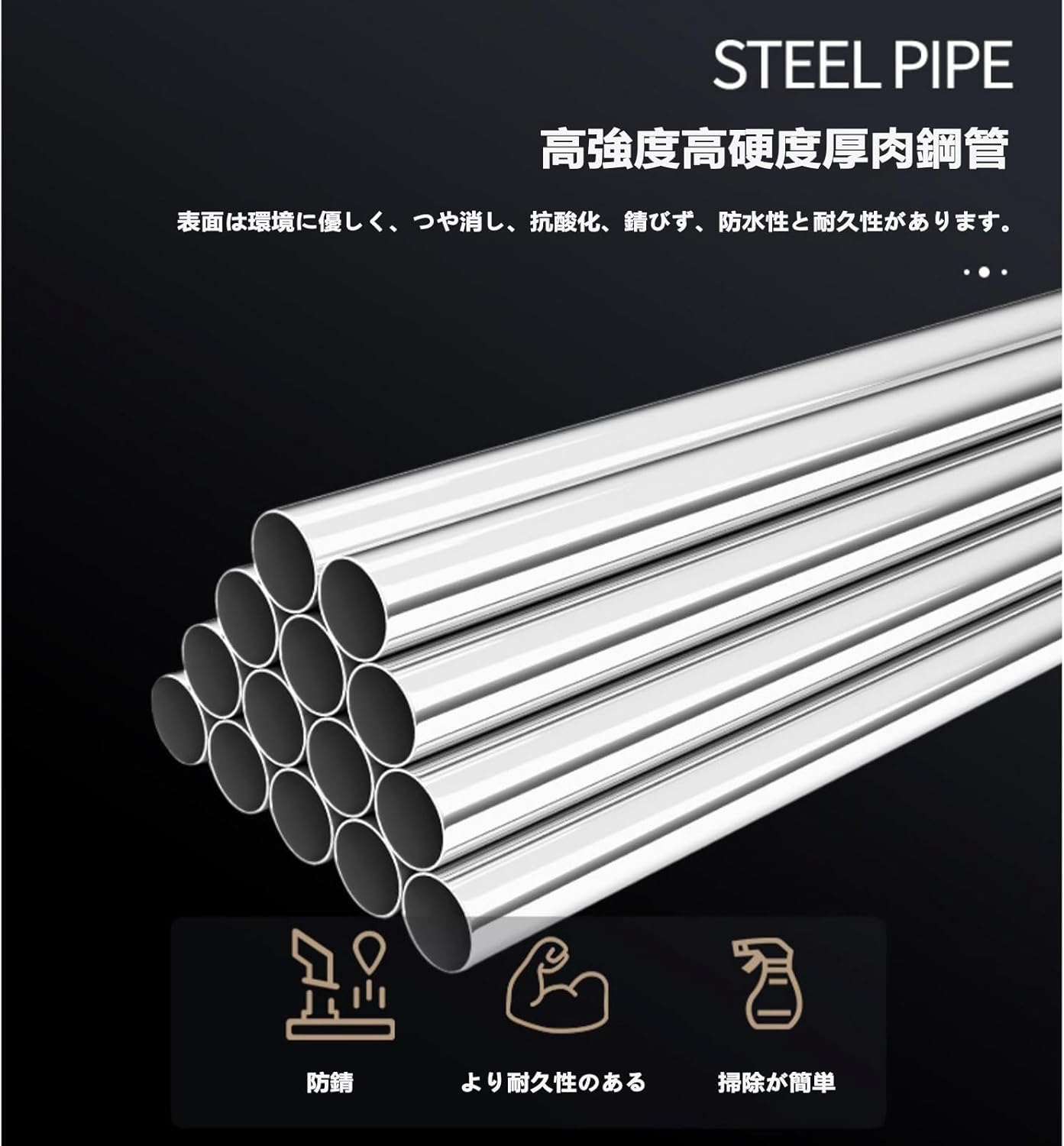 ワードローブ カバー付きハンガーラック クローゼット 洋服ラック 衣類収納 不織布製 省スペース 防水 防塵 防汚 大容量 組立式