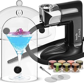 Cocktail Smoker Kit - Whiskey Smoker Kit - Smoke Infuser - Universal Kit, 14 PCS, Smoker Machine with Accessories and Wood Chips - Indoor Smoker - Gift for Men