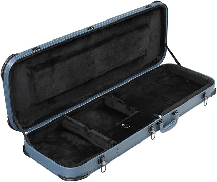 Electric Guitar Hard Case, Rectangle Wooden Standard 39-Inch Electric Guitars Hard-Shell Protective Carrying Case for KST/KTL/170 Model Blue