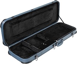 Electric Guitar Hard Case, Rectangle Wooden Standard 39-Inch Electric Guitars Hard-Shell Protective Carrying Case for KST/KTL/170 Model (Blue)