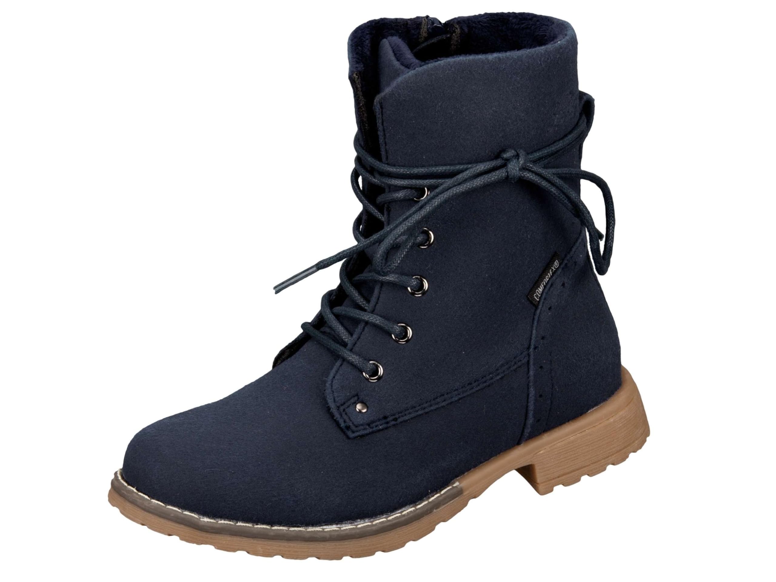 Lico Girls Linea Fashion Boots Blue Size: 1.5 UK