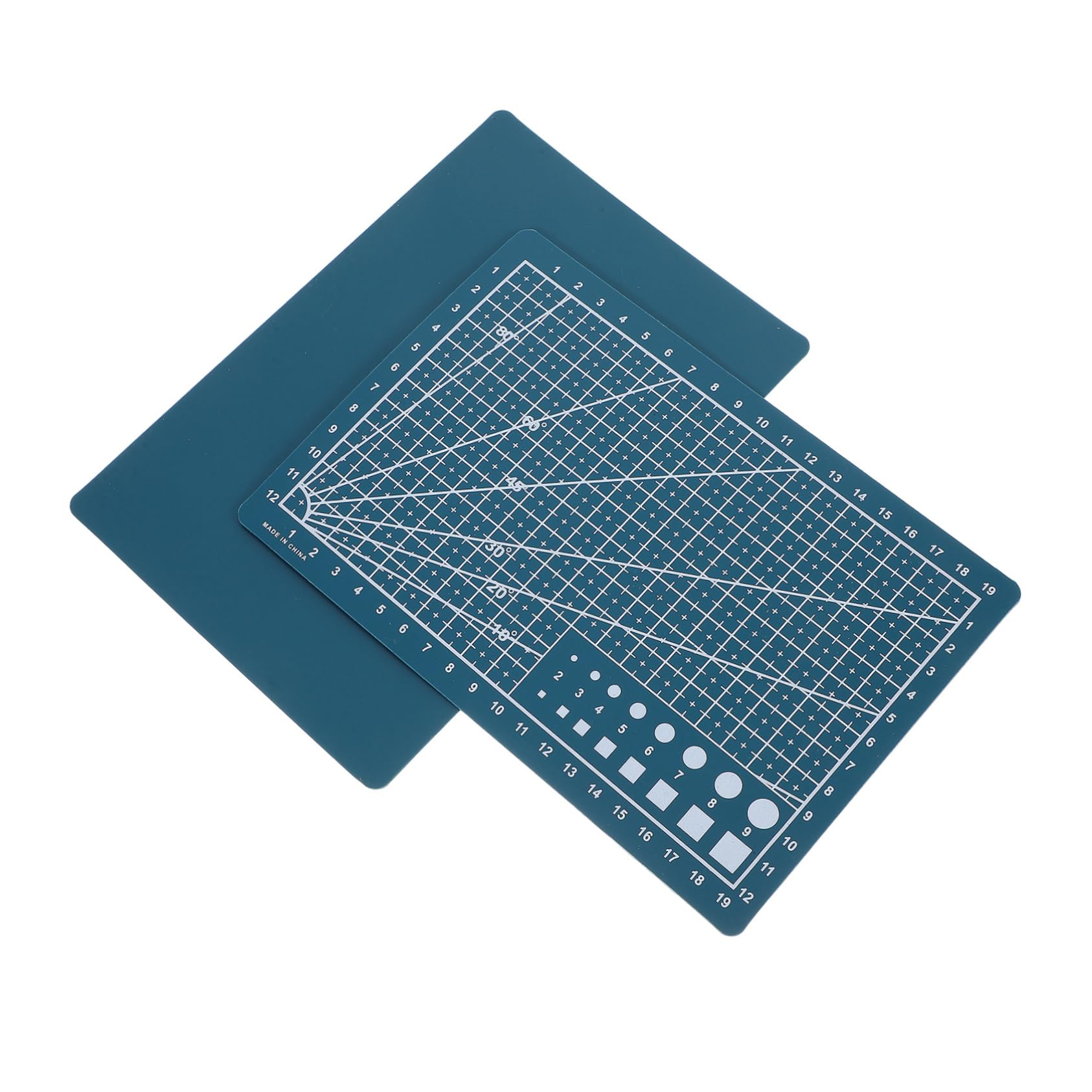 KONTONTY Sewing Mat Self-healing Cutting Mat 2pcs A5 Dual-sided Cutting Mats for Quilting Engraving Diy Projects Craft