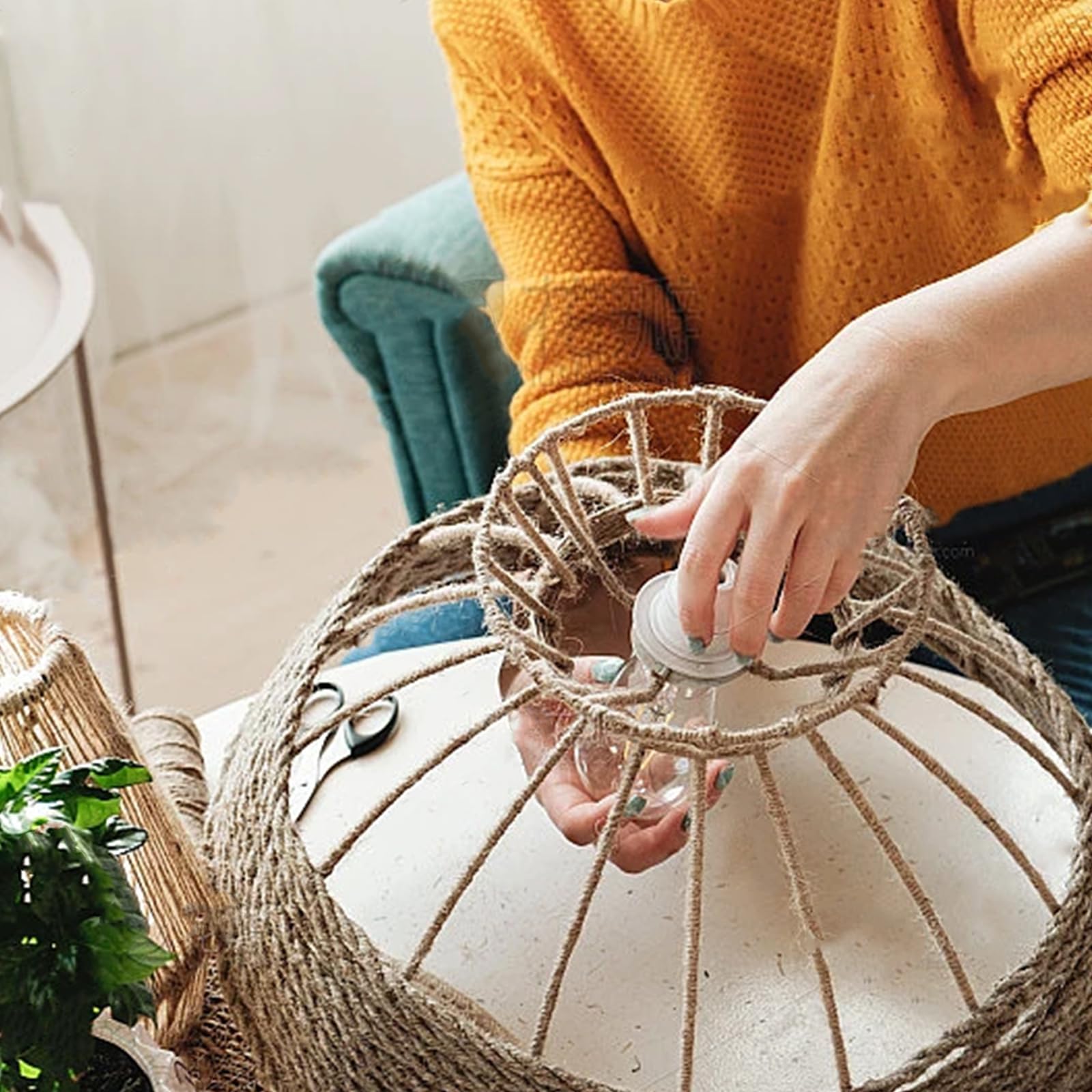 50m Corde En Jute, Corde En Sisal, Corde Ficelles De Jardinage - 3