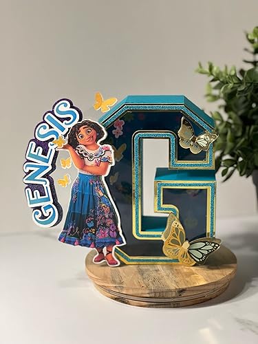 Miniatura 2 de Encanto 3D Letter, Encanto Party Decorations, Encanto Birthday Party, Mirabel 3D Letter, Encanto Inspired 3D Letters, Table custom decor, Party