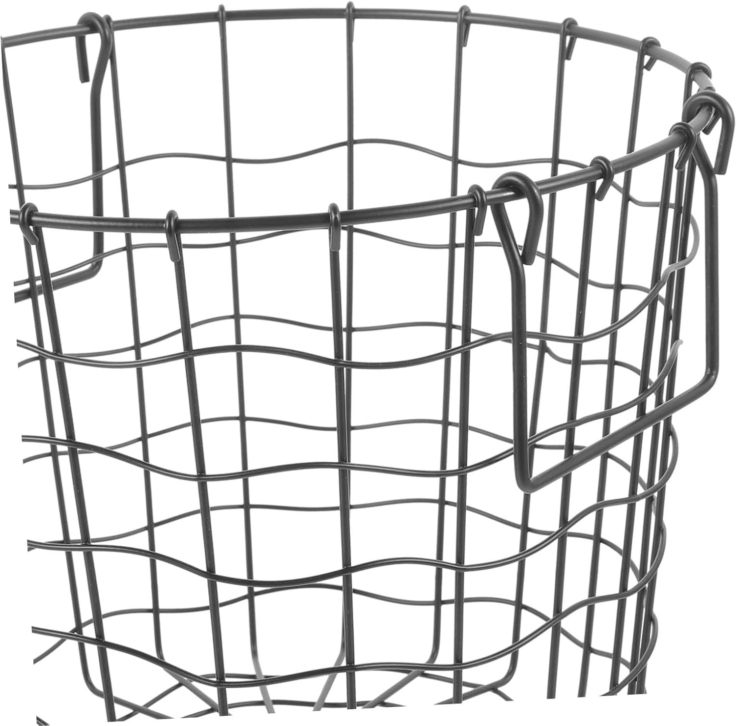 MERRYHAPY Decorative Basket Firewood Rack Outdoor Storage Boxes Metal Firewood Holder for Camping