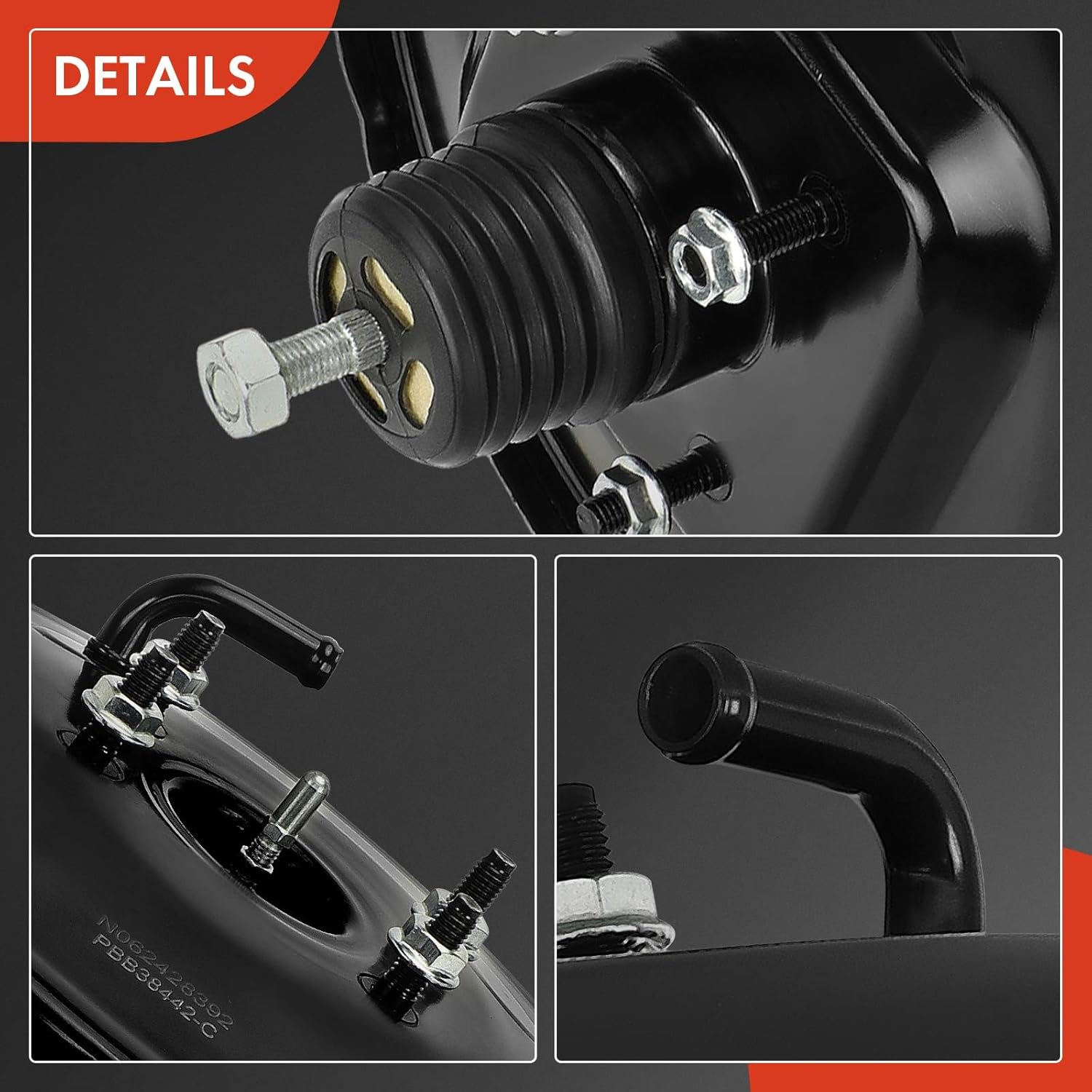 A-Premium Vacuum Power Brake Booster Compatible with Chevrolet W3500 Tiltmaster 2002-2009, W5500 Tiltmaster 2002-2003 & GMC W3500 Forward 2002-2008, W5500 Forward & Isuzu NPR 2002-2013, NQR, Reach
