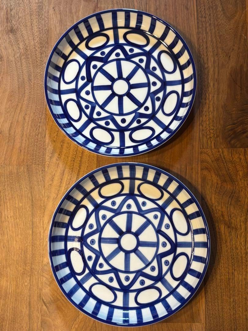 美品☆ダンスク 20センチ アラベスク皿 2枚 アラベスク サラダプレート