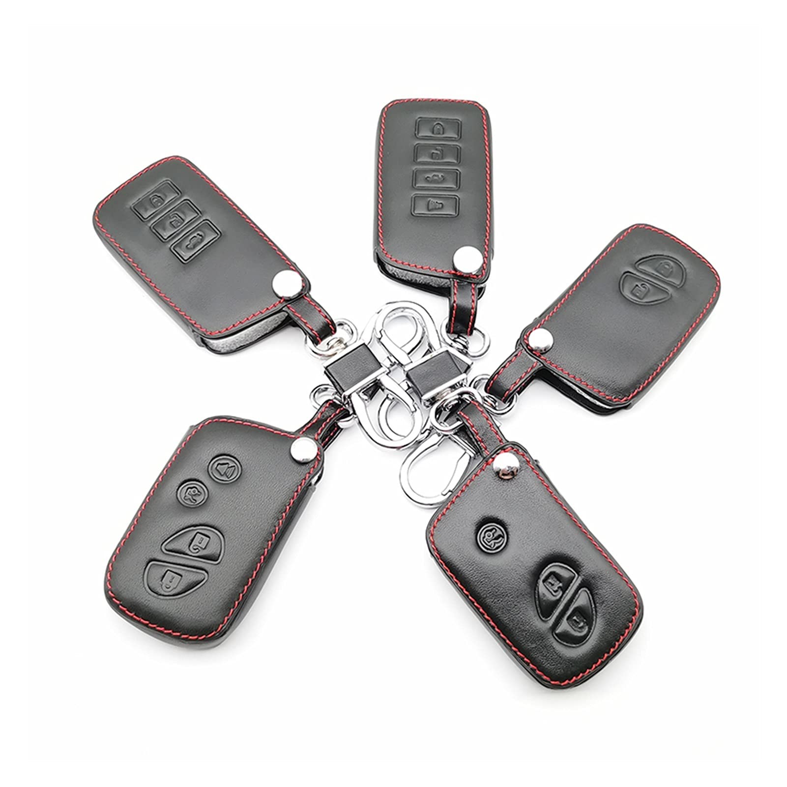 Keyforkess Custodia Portachiavi In Silicone Per Car Styling In Carbonio Per Lexus Ct200h Es 300h Is250 Gx400 Rx270 Rx450h Rx350 Lx570 Cover Chiave