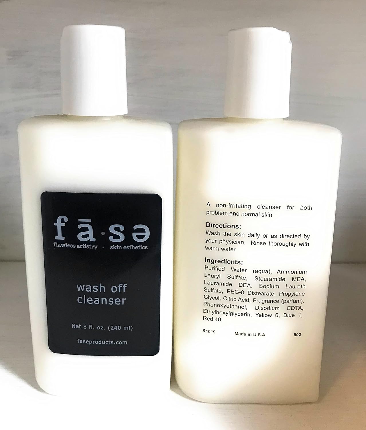 Fase Products Wash Off Cleanser 8oz White