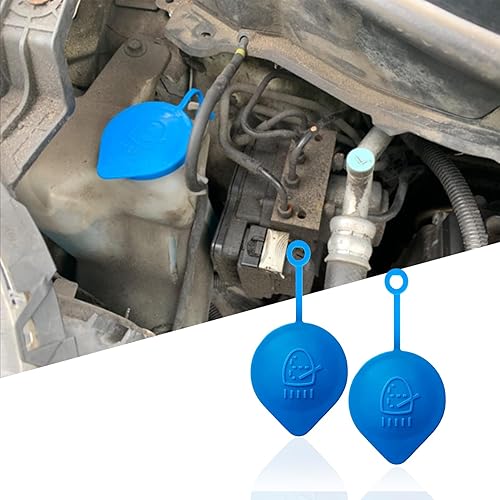 HAOBO 2 tapas de depósito de líquido para limpiaparabrisas, tapa de líquido del limpiaparabrisas, tapa de líquido para lavado de botella de líquido