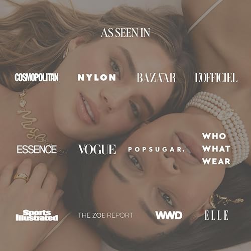 Miniatura 7 de Ettika Lariat Necklace for Women. Gold Drop Necklace, Necklaces for Women. 18K Gold or Rhodium Plated Chain. Trendy Jewelry