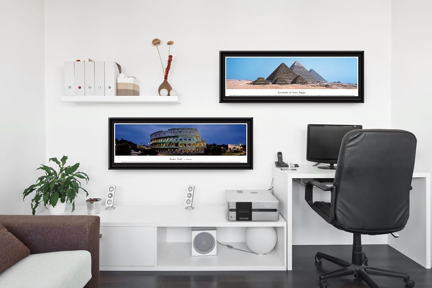 Eiffel Tower - Blakeway Panoramas Icon Posters with Select Frame
