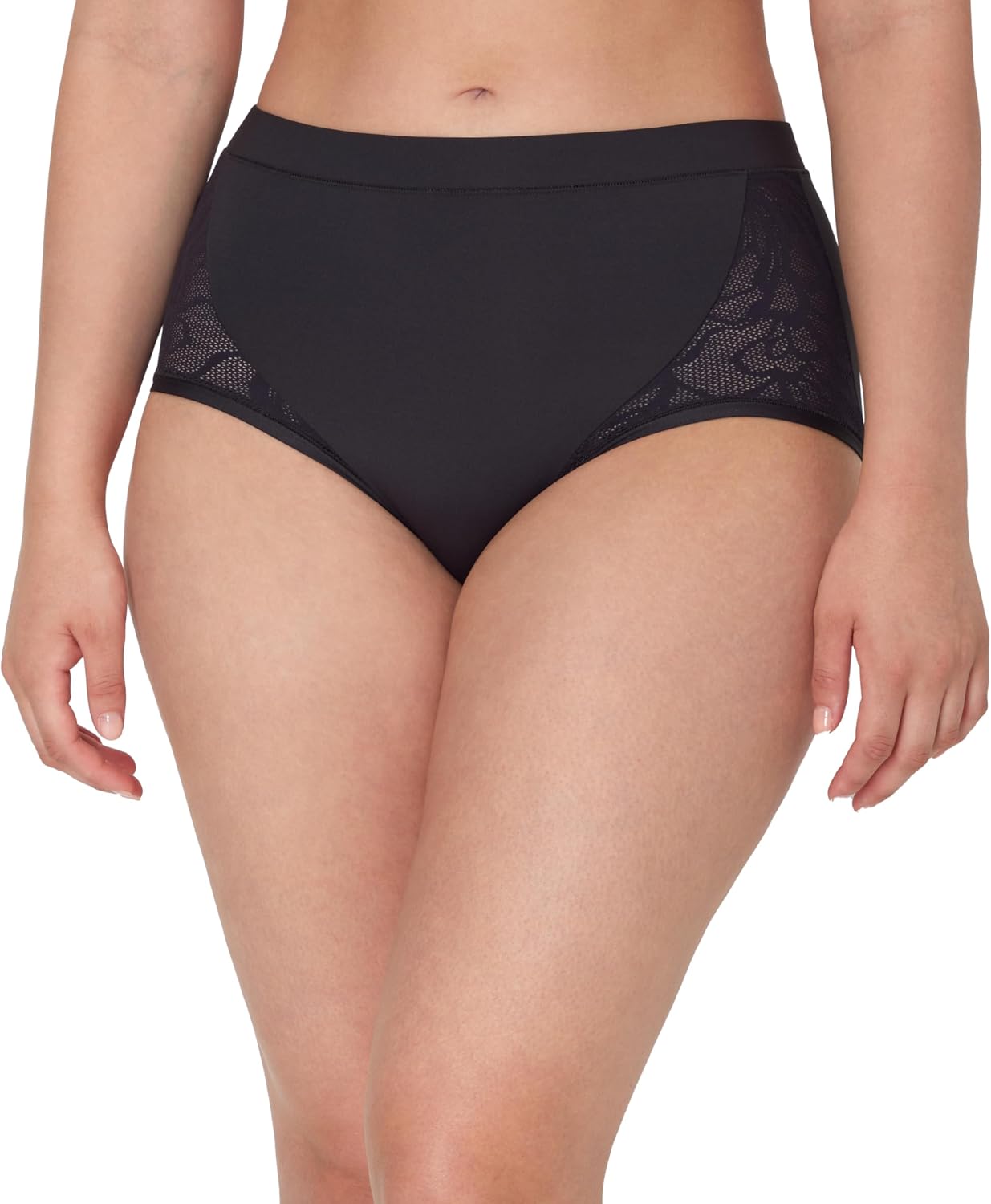 Bali Women's Underwear Briefs, 3-pack Coolest Smoothing High-waist Brief Panties for Women, Breathable, Seamless
