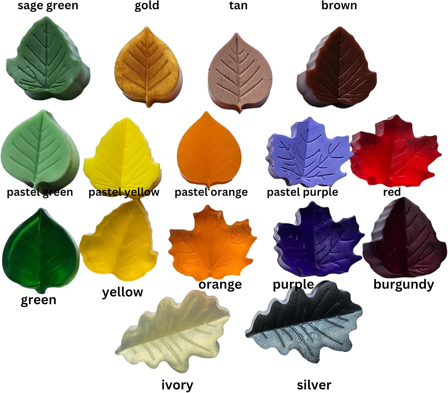 Personalized Fall Leaves Falling in Love Bridal Shower Wedding Favors with Tags and Leaf Soaps in Clear Bags