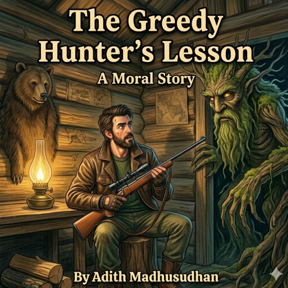 The Greedy Hunter's Lesson: A Moral Story