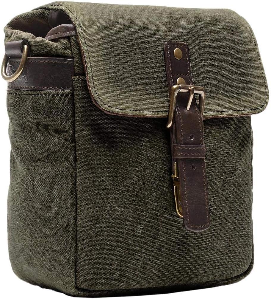 ONA The Bond Street Waxed Canvas Camera Bag, Olive