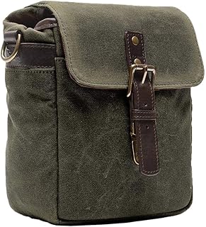 ONA The Bond Street Waxed Canvas Camera Bag, Olive