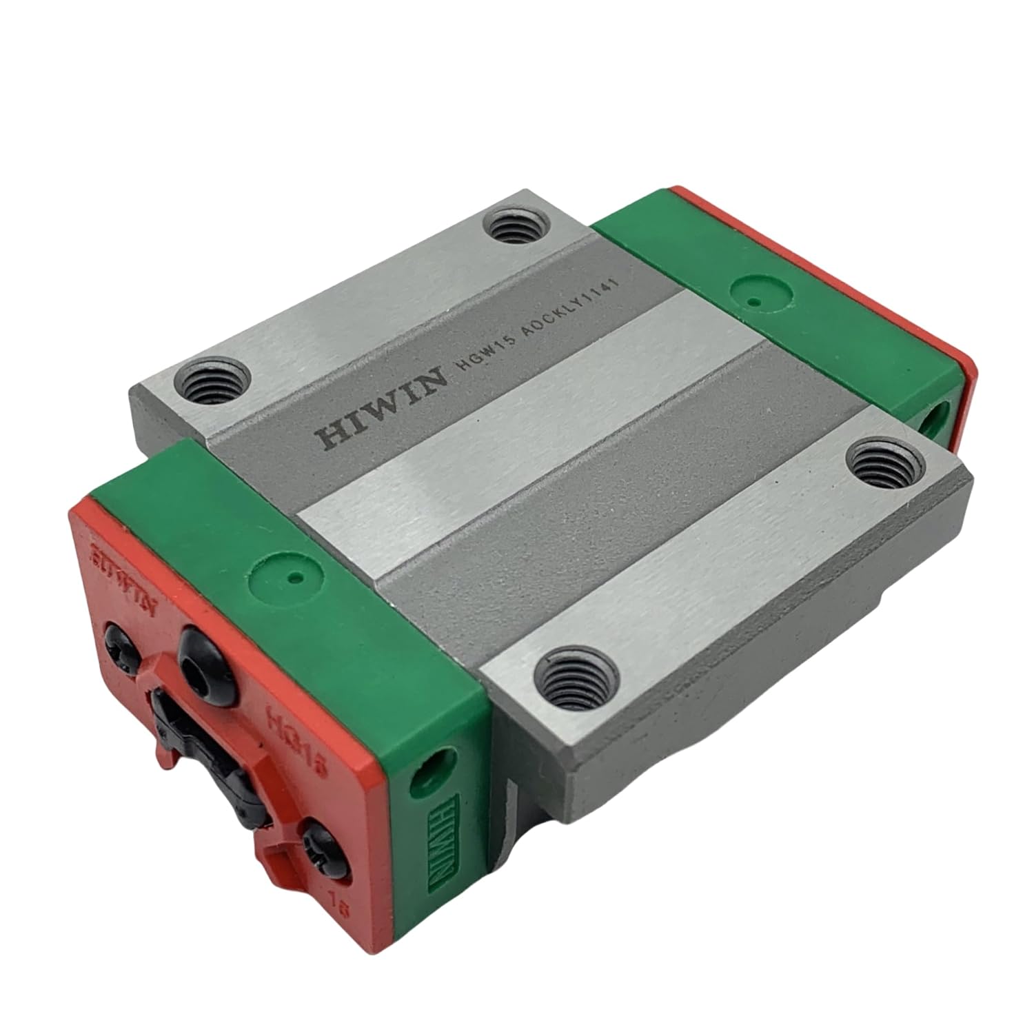 Original New HIWIN Linear Guide HGH15CA HGW15CC QHH15CA QHW15CC Block HGR15 Rails Carriage Bearings Slider Guideway (HGW15CC Block)