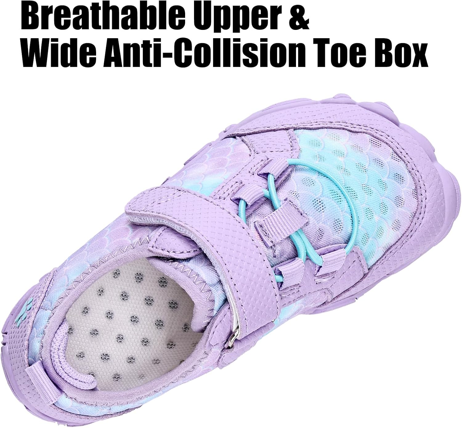 WateLves Water Shoes for Toddler Little Big Kid Wide Barefoot Aqua Athletic Sneakers Girls Boys Hiking Beach Swim Fast Dry Shoes