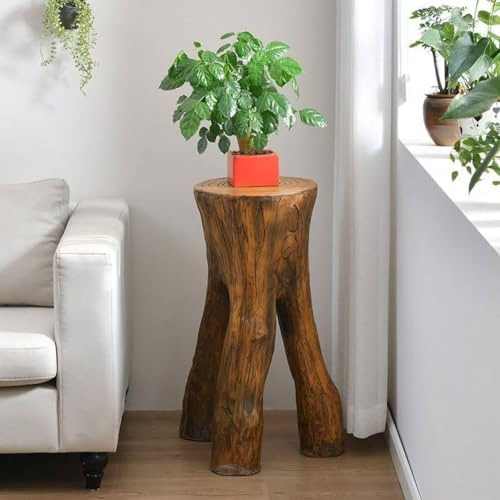 植木台　スツール 楽天市場】【最大500円クーポン】 スツール 木製 丸 円型 木製スツール