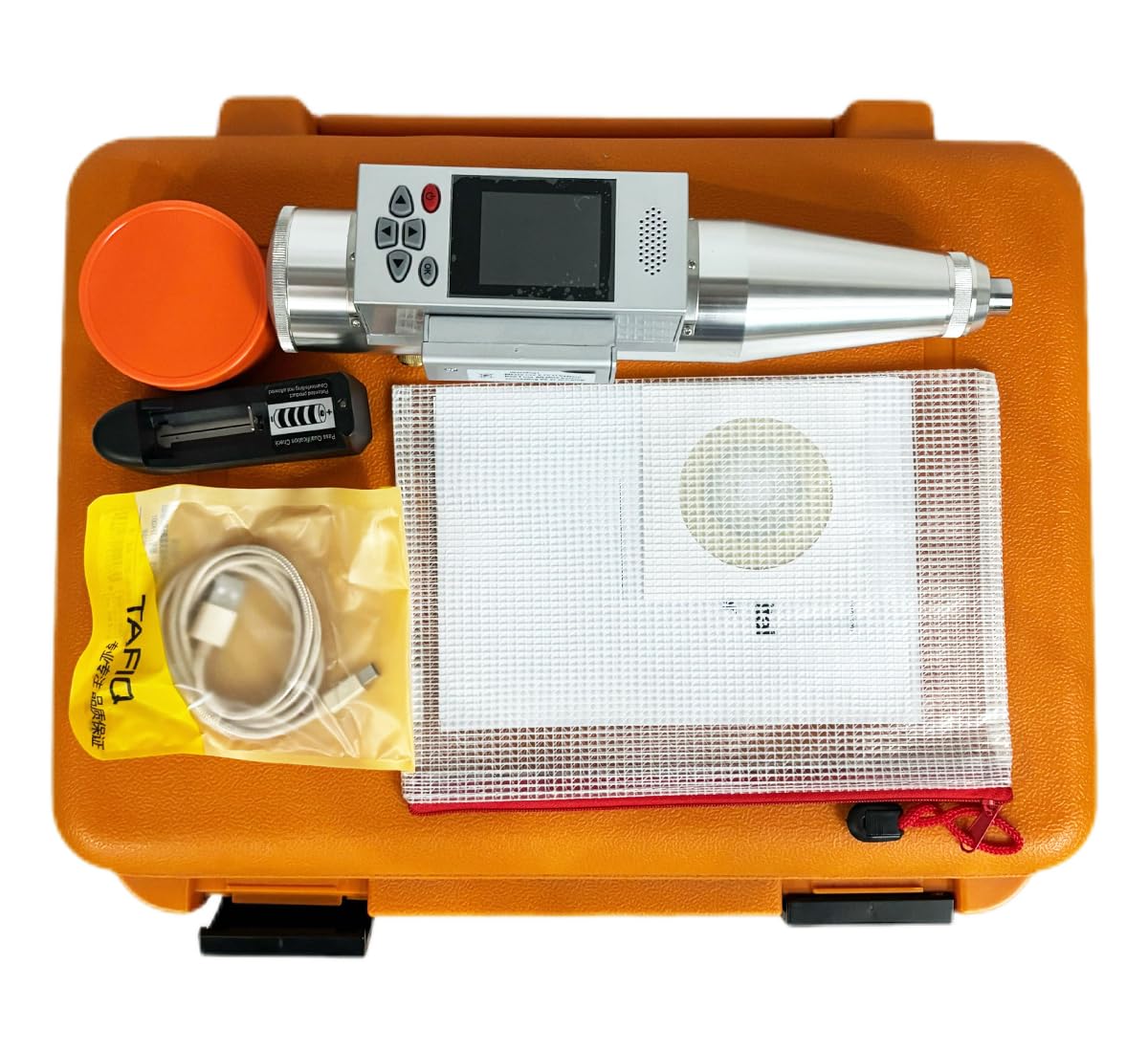 Digital Concrete Rebound Test Hammer Integrated Voice Test Hammer Resiliometer with Range 10 to 60MPa Interface USB2.0 Steel Anvil 80±2 GB/T9138-1988 Standards NDT Testing Machine