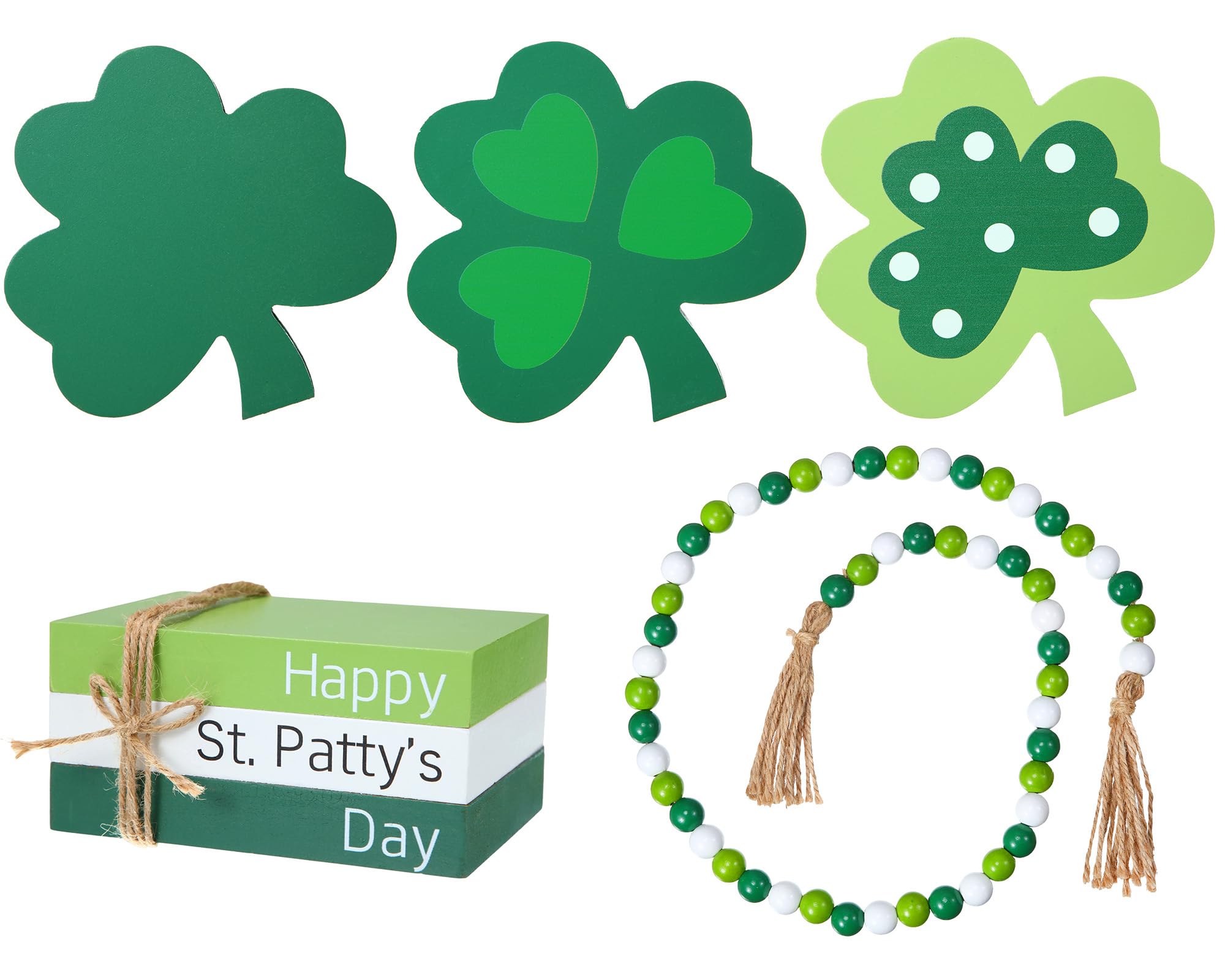Décoration de la Saint-Patrick Pinkunn : le coffret de trèfles parfait pour offrir ou décorer