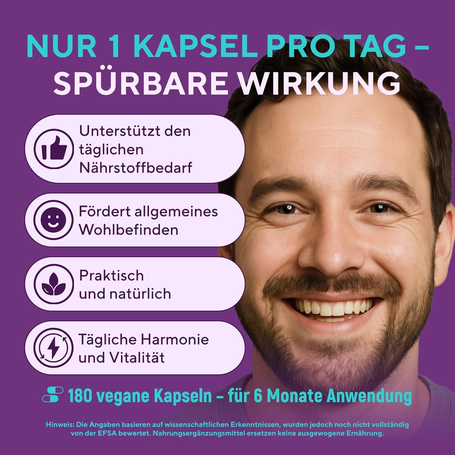 L-Tryptophan 500 mg Kapseln Hochdosiert – 180 vegane Kapseln – 3 Pack | Essenzielle Aminosäure – 1 Kapsel täglich, Vorrat für 180 Tage – GMP-zertifiziert & in Deutschland laborgeprüft