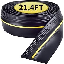 6.5M 21.5FT Garage Door Threshold Seal Weatherproof Easy Cut Strip 21.4ft/6.5m