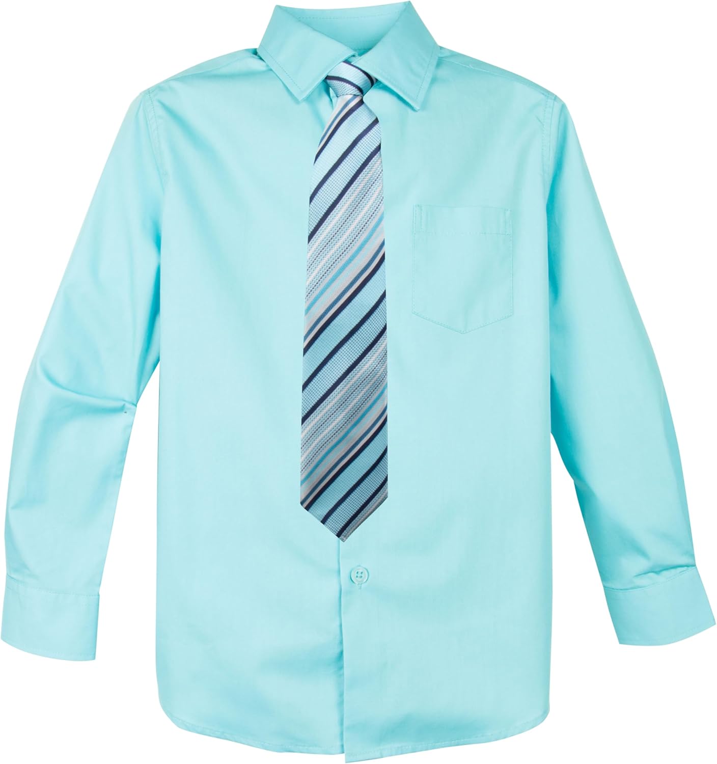 Spring Notion Boys Dress Shirt and Tie Set