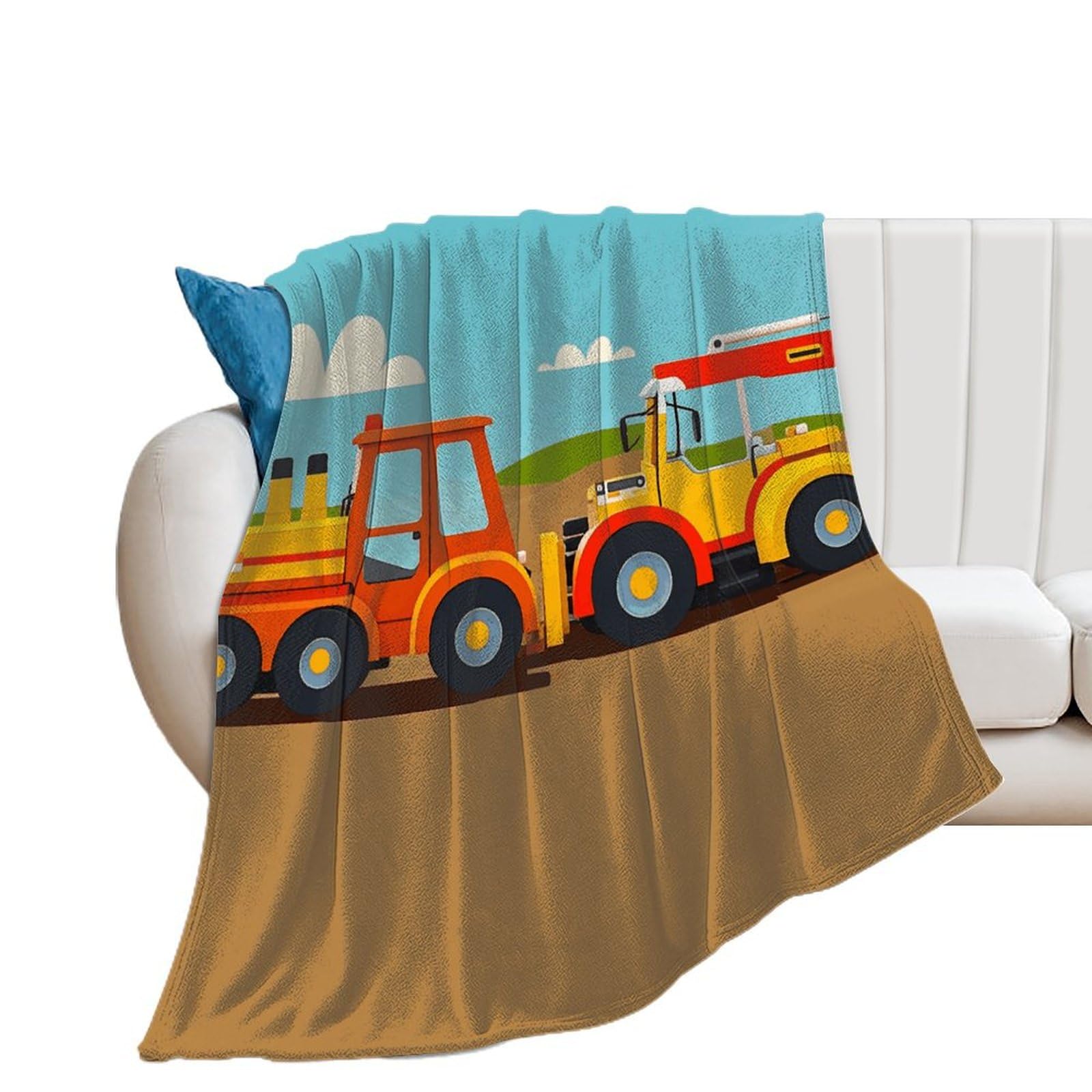 Couverture flanelle pelleteuse pour lit d'enfant et sieste sur le canapé