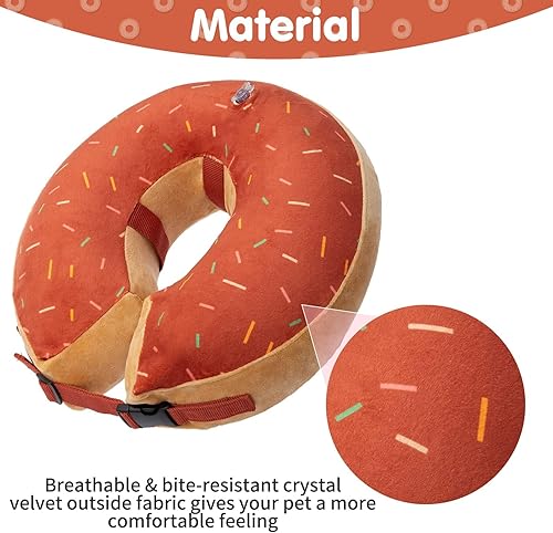 Miniatura 6 de BINGPET Collar protector de cono para perro, cono de recuperación suave para perros y gatos, collar de recuperación protector lavable para perros
