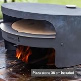 Barbecook Pizzaofen Holz Dynamic Centre 36 cm Backfläche, kompatibel mit offenem Holzgrill Nestor, 51,5 x 46 x 27,5 cm, Schwarz - 2