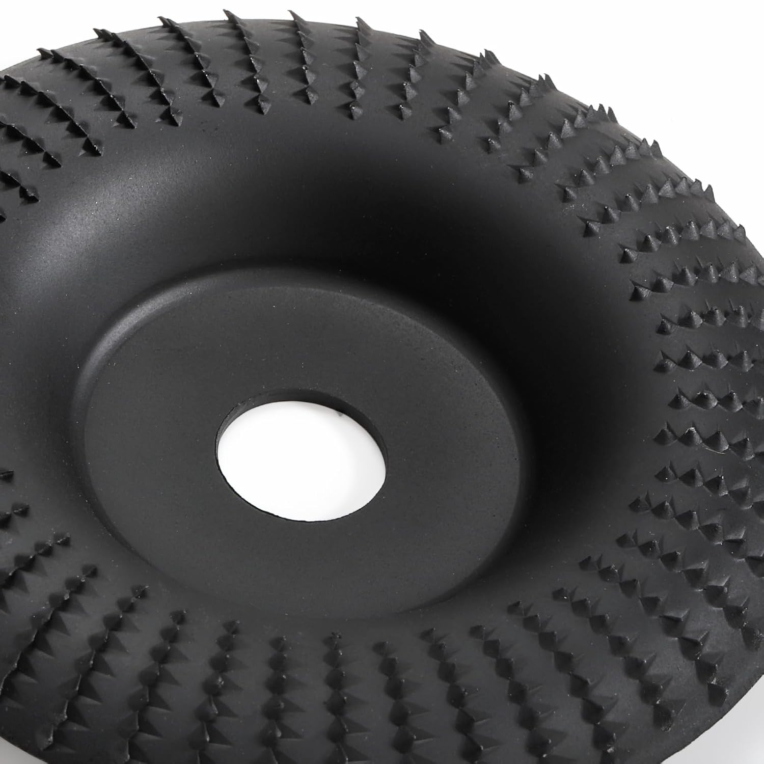 Hedume Set of 5 Angle Grinder Wood Carving Disc for 4" or 4 1/2" Attachments with 5/8 inch Arbor, Stump Tool Grinding Wheel Shaping, Wood Shaping Disc Grinder Cutting Wheel Grinding Disk Attachments