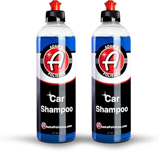 Adam's pH Neutral Car Shampoo 16oz 2pk - Biodegradable High Foam Wash Soap for Foam Cannon Bucket, Scratch-Free Auto Detailing Cars Trucks RVs