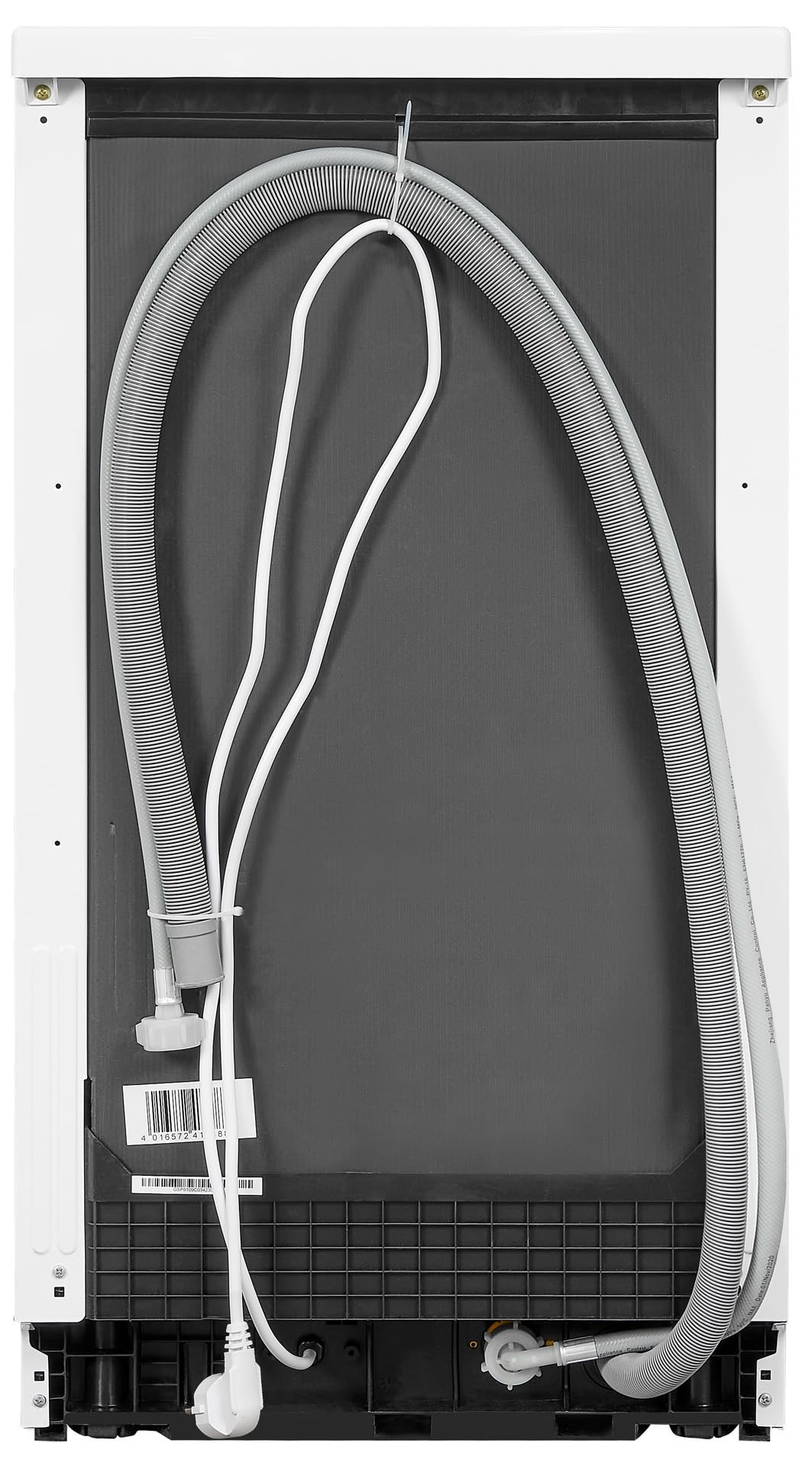 Exquisit® Lavavajillas 45Cm, Clase E, Color Blanco, 9 Servicios, 6 Programas, Cesto Regulable, Funciones Extra Seco y Media Carga, Interior Inox, Consumo 70 kWh/año, Medidas 84,5x44,8x60 Cm.