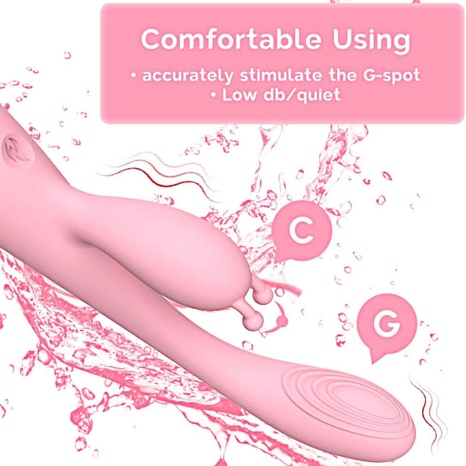 Vibromasseurs Femme Sex Stimulateur Clitoridien，Suceurs de Clitoris Peut être chauffé Sex Toýs, 2 EN 1 Gode Vibromasseur,Vibromaseurs Feminin Puissant,Femme Sextoyse Femme Clitoridienne Silencieux
